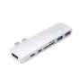 Sortimenta jaunumi - Caruba Duo Hub for USB-C Grey - ātri pasūtīt no ražotāja
