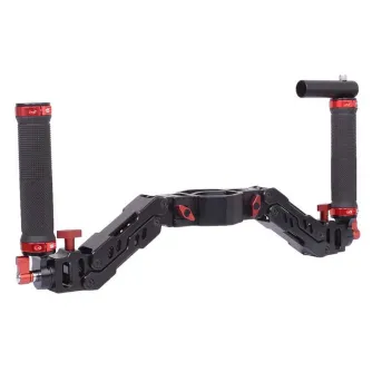 Video stabilizatoru aksesuāri - Caruba Alloy Spring Dual Handle for Ronin S/Zhiyun Series/Feiyu Series - ātri pasūtīt no ražotāja