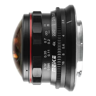 Objektīvi - Meike 3.5mm F2.8 Wide Angle Fisheye Lens for MFT-mount - ātri pasūtīt no ražotāja