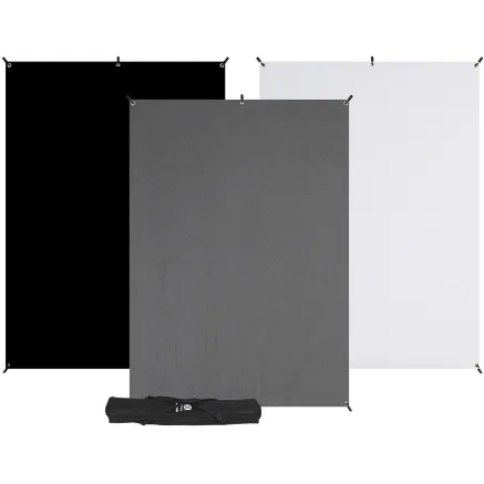 Westcott X Drop 3 Pack Backdrop Kit (5 x 7) 615K
