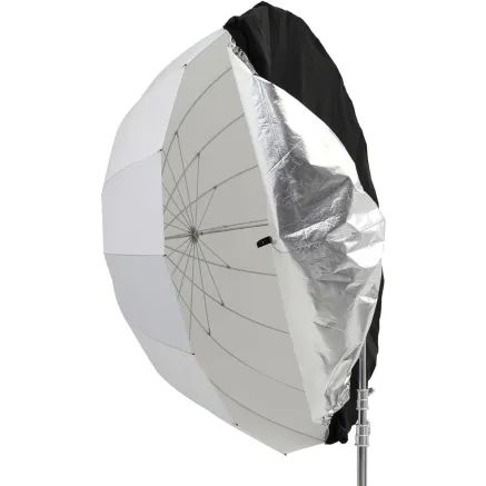 Godox 130cm Zwart en Zilver Diffuser voor Parabolische Paraplu DPU 130BS