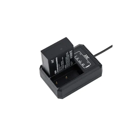 JJC Olympus DCH BLH1 USB Dubbele Batterijlader