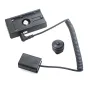 Caruba Sony NP FW50 Full Decoding Dummy Batterij + F970 Batterij Gusset (veer kabel) DC06