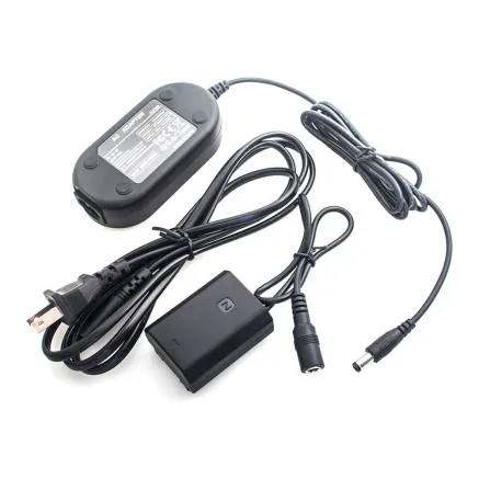 Caruba Sony NP FZ100 Full Decoding Dummy Batterij + AC PW20 Voedingsadapter DC13