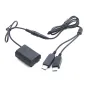 Kameru akumulatori - Caruba Sony NP-FZ100 Full Decoding Dummy Battery + 5V 2A dual USB cable - perc šodien veikalā un ar piegādi