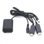 Kameru akumulatori - Caruba Sony NP-FZ100 Full Decoding Dummy Battery + 5V 2A dual USB cable - perc šodien veikalā un ar piegādi