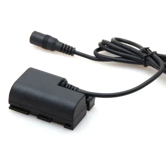 Kameru akumulatori - Caruba Canon LP-E6 Full Decoding Dummy Battery (straight cable) - ātri pasūtīt no ražotāja