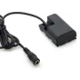 Kameru akumulatori - Caruba Canon LP-E6 Full Decoding Dummy Battery (straight cable) - ātri pasūtīt no ražotāja