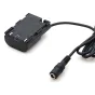 Kameru akumulatori - Caruba Canon LP-E6 Full Decoding Dummy Battery (straight cable) - ātri pasūtīt no ražotāja