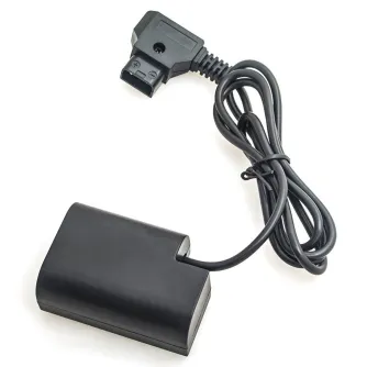 V-Mount Baterijas - Caruba Panasonic DMW-DCC12 Full Decoding Dummy Battery + D-TAP B Type Port (straight cable) - ātri pasūtīt no ražotāja