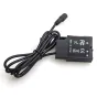 Kameru akumulatori - Caruba Nikon EN-EL14 Full Decoding Dummy Battery (straight cable) - ātri pasūtīt no ražotāja
