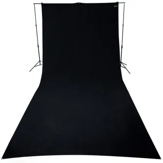 Foto foni - Westcott Wrinkle-Resistant Backdrop - Black (2,7 x 6,1m) - ātri pasūtīt no ražotāja