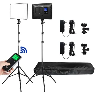 Holders Clamps - Viltrox VL-200T LED Light Duo Kit - quick order from manufacturer