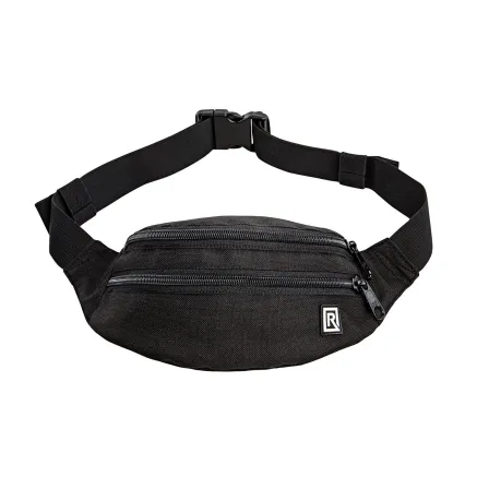BlackRapid Waist Pack met 2 Zakken met Rits & Verstelbare Riem Zwart 291003
