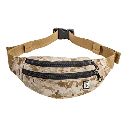 BlackRapid Waist Pack met 2 Zakken met Rits & Verstelbare Riem Digital Camo 291005
