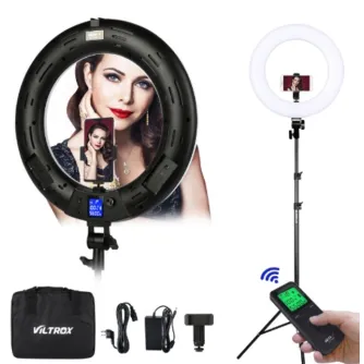 LED Gredzenveida lampas - Viltrox VL-600T Lightstand Kit - ātri pasūtīt no ražotāja