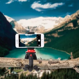 Sortimenta jaunumi - Fotopro UFO Mini Black/Red Tripod with Phone & GoPro mount - ātri pasūtīt no ražotāja