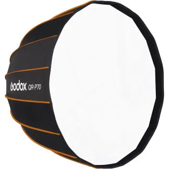 Sortimenta jaunumi - Godox Quick Release Parabolic Softbox QR-PG70 Godox Mount - ātri pasūtīt no ražotāja