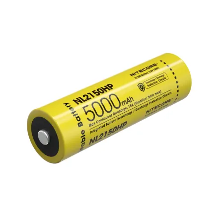 Nitecore NL2150HP 5000mAh 3.6V Rechargeable Battery 21700