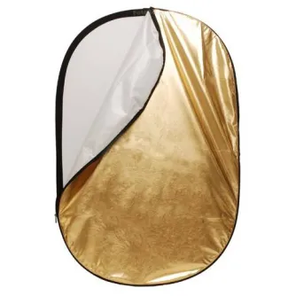 Saliekamie atstarotāji - Linkstar Reflector 2 in 1 R-6090SW Silver/White 60x90 cm - perc šodien veikalā un ar piegādi