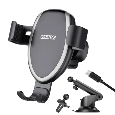 Choetech 10W Gravity Wireless Car Charger T536 S 01.01.01.XX T536 S 201BK