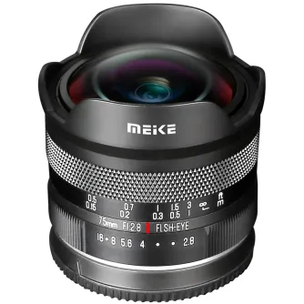 Objektīvi - Meike MK-7.5mm F2.8 Micro Four Thirds mount - ātri pasūtīt no ražotāja