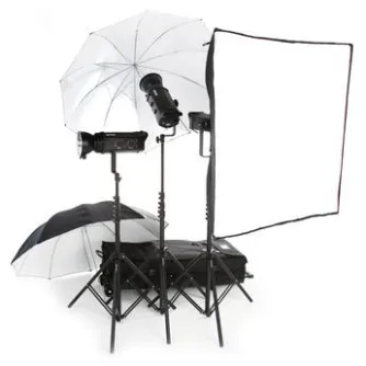 Studijas zibspuldzes - Bowens Gemini 3x500W Kit rent noma