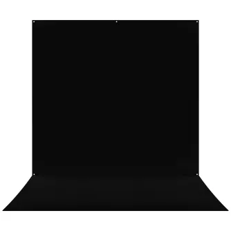 Fonu komplekti ar turētāju - Westcott X-Drop Pro Wrinkle-Resistant Backdrop Kit - Rich Black Sweep (8 x 13) - ātri pasūtīt no ražotāja