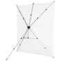 Fonu komplekti ar turētāju - Westcott X-Drop Pro Wrinkle-Resistant Backdrop Kit - High-Key White (8 x 8) - perc šodien veikalā un ar piegādi