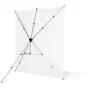 Fonu komplekti ar turētāju - Westcott X-Drop Pro Kreukbestendige Achtergrond Kit - High Key White Sweep (8 x 13) - ātri pasūtīt no ražotāja