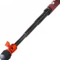 Fotopro X-Aircross 3 in 1 Monopod 160 Orange Carbon - lengvas anglies pluošto monopodas su reguliuojamais jungtimis ir guminėmis kojelėmis lauko fotografijai