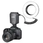 Godox ML150II Makro žiedinė blykstė Canon EOS Mark II su reguliuojamu žiediniu šviesos šaltiniu ir susuktuvu kabeliu