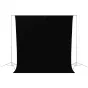 Foto foni - Westcott Wrinkle-Resistant Backdrop - Rich Black (2,7 x 3m) - ātri pasūtīt no ražotāja