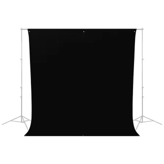 Foto foni - Westcott Wrinkle-Resistant Backdrop - Rich Black (2,7 x 3m) - ātri pasūtīt no ražotāja