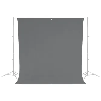 Foto foni - Westcott Wrinkle-Resistant Backdrop - Neutral Grey (2,7 x 3m) - ātri pasūtīt no ražotāja