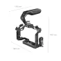 Ietvars kameram CAGE - SMALLRIG 4024 BLACK MAMBA CAGE KIT FOR PANASONIC LUMIX S5 II 4024 - ātri pasūtīt no ražotāja