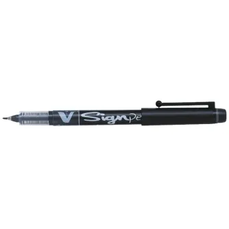 Sortimenta jaunumi - PILOT V-SIGN PEN BLACK 134654 - ātri pasūtīt no ražotāja