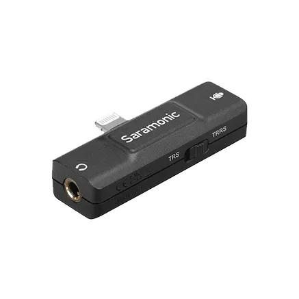SARAMONIC SOUND CARD - AUDIO ADAPTER WITH LIGHTNING CONNECTOR (SR-EA2D)
