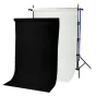 Fonu komplekti ar turētāju - BRESSER BR-TP240 background system 240 cm high + 2 paper rolls (1.35 x 11 m) - perc šodien veikalā un ar piegādi