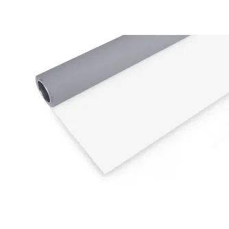 Foto foni - BRESSER Vinyl Background Roll 2,00 x 4m Grey/White - ātri pasūtīt no ražotāja