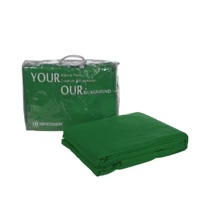 BRESSER Y-9 Background Cloth 4 x 6m chromakey green
