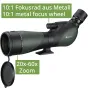 Tālskati - BRESSER Pirsch 20-60x80 Spotting Scope Gen. II with DeLuxe 10:1 Focus - ātri pasūtīt no ražotāja