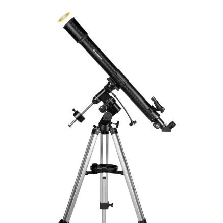 BRESSER Lyra 70/900 EQ3 Refractor Telescope with Smartphone Adapter & Solar Filter