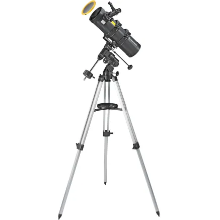 BRESSER Spica-II 130/1000 EQ3 Reflector Telescope with Smartphone Adapter & Solar Filter