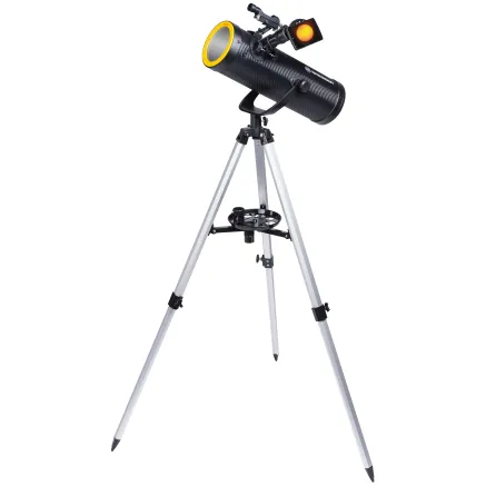 BRESSER Solarix AZ 114/500 Carbon Design Telescop Starter Kit