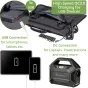 Portatīvie saules paneļi un spēkstacijas - BRESSER Mobile Solar Charger 40 Watt with USB and DC output - ātri pasūtīt no ražotāja