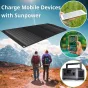 Solar Portable Panels - BRESSER Mobile Solar Charger 90 Watt with USB and DC output - quick order from manufacturer