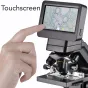 Mikroskopi - BRESSER Biolux Touch 5MP HDMI digital Microscope for School and Hobby - ātri pasūtīt no ražotāja