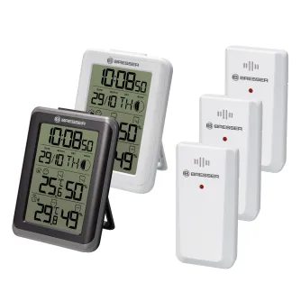 Meteoroloģiskās stacijas - BRESSER ClimaTemp IO RC Thermometer Jumbo Set - ātri pasūtīt no ražotāja