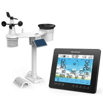 Meteoroloģiskās stacijas - BRESSER 7-in-1 solar 6-day 4CAST PRO Wi-Fi Weather Station - ātri pasūtīt no ražotāja